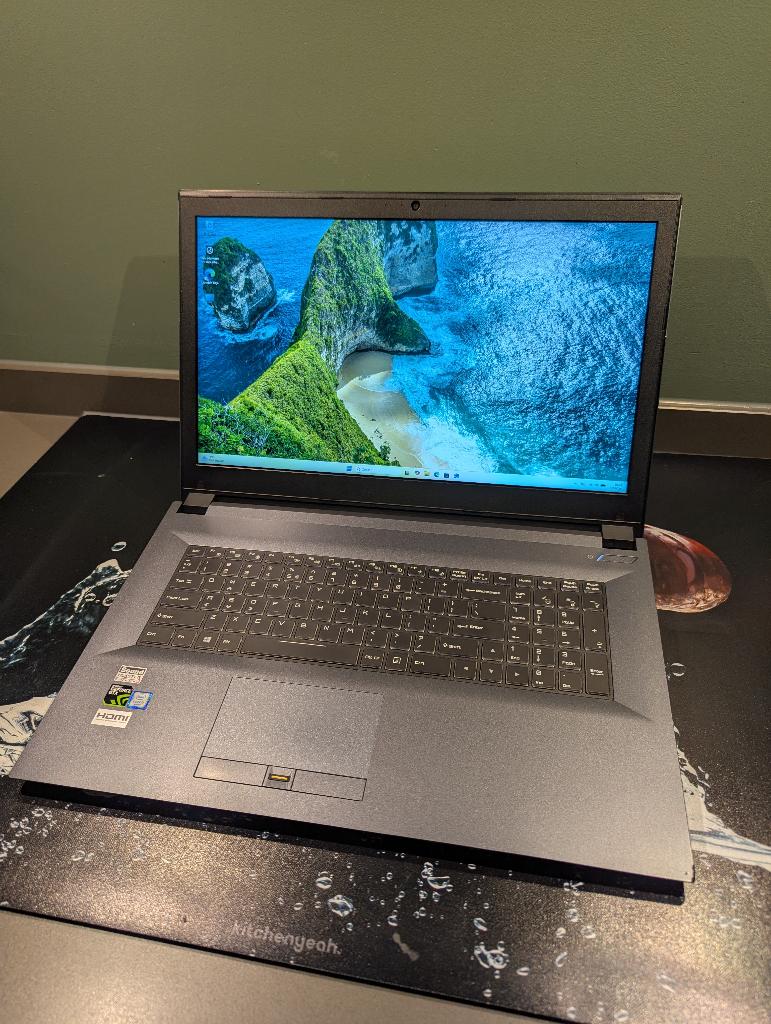 BTO 17” Gaming X-book | i7-Q | GTX1050 | 16GB | 512SSD | W11, Met videokaart, Qwerty, Ophalen of Verzenden, Zo goed als nieuw