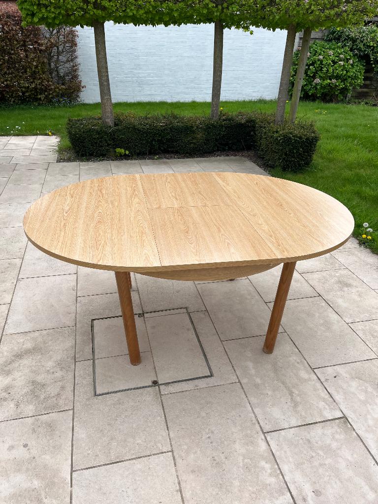 Keukentafel, Ophalen, Rond, Zo goed als nieuw, Vijf personen of meer