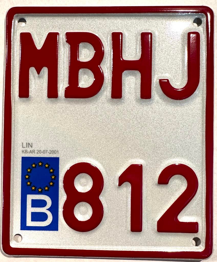 Plaque immatriculation 12x10 cm, Neuf, Enlèvement ou Envoi, ., .