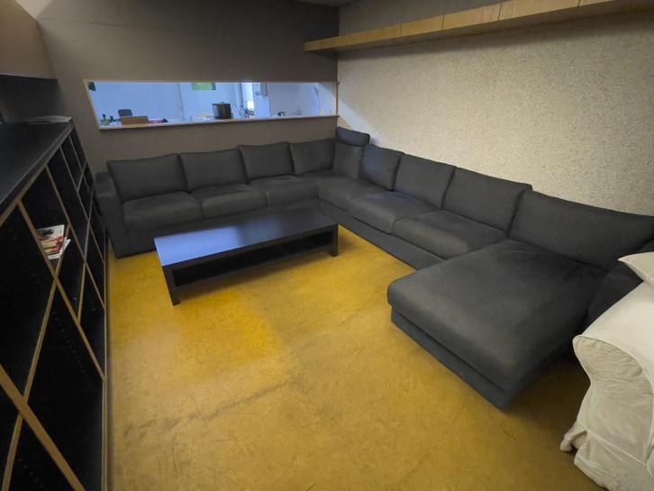 canape, Maison & Meubles, Canapés | Salons, Utilisé, Autres dimensions, Tissus, Enlèvement