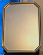 Superbe miroir biseauté avec cadre bois massif/dorure impec., Moins de 100 cm, Comme neuf, Enlèvement, 50 à 75 cm