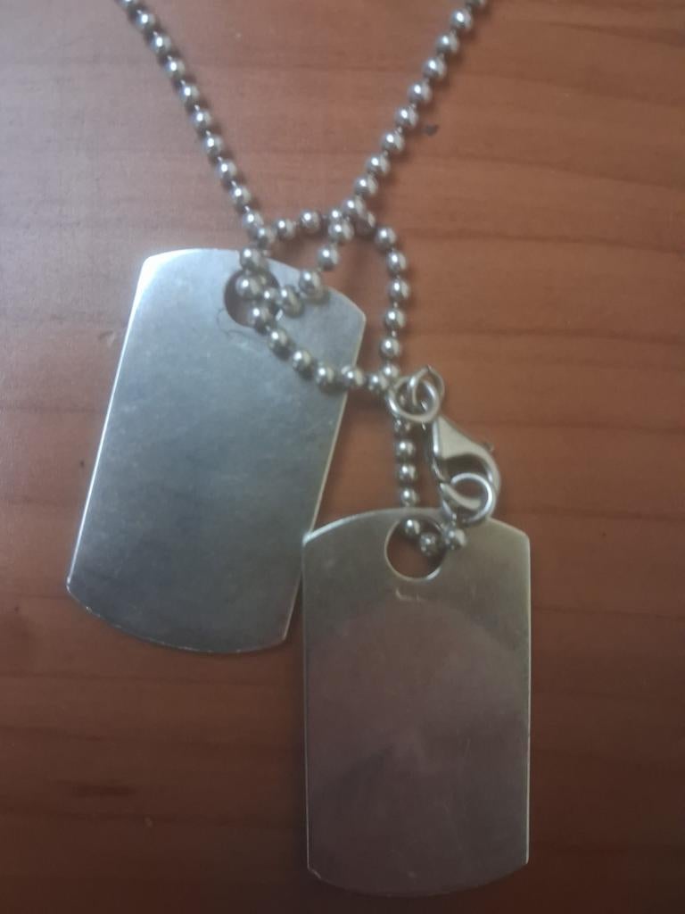 Zilveren Ketting tekoop met stempel, Handtassen en Accessoires, Kettingen, Ophalen, Gebruikt, Zilver, Zilver