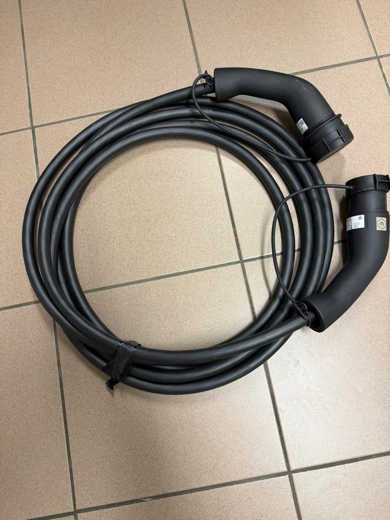 Laadkabel 22kw 3-fasen 6 meter lang, Auto diversen, Laadpalen, Ophalen, Zo goed als nieuw, Laadkabel