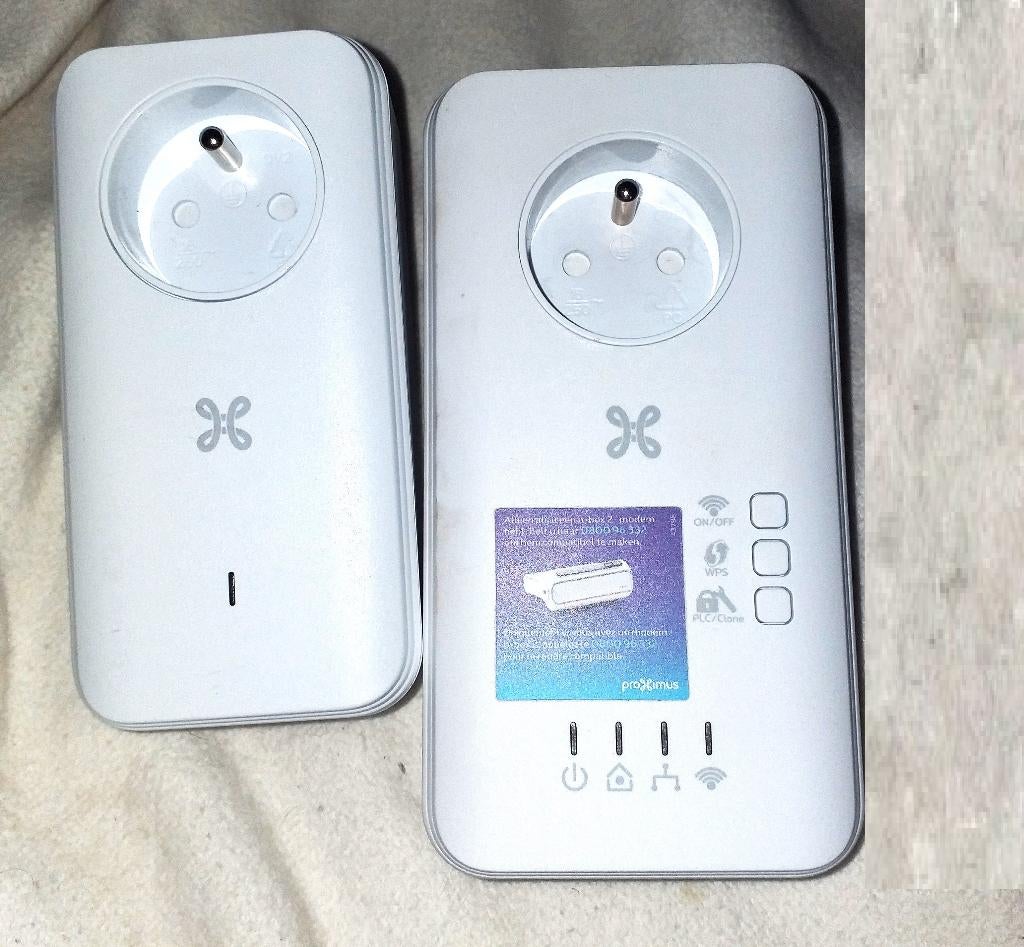 PLC WiFi-extender v2 proximus- Powerline-kits 4 indicatoren, Computers en Software, WiFi-versterkers, Verzenden