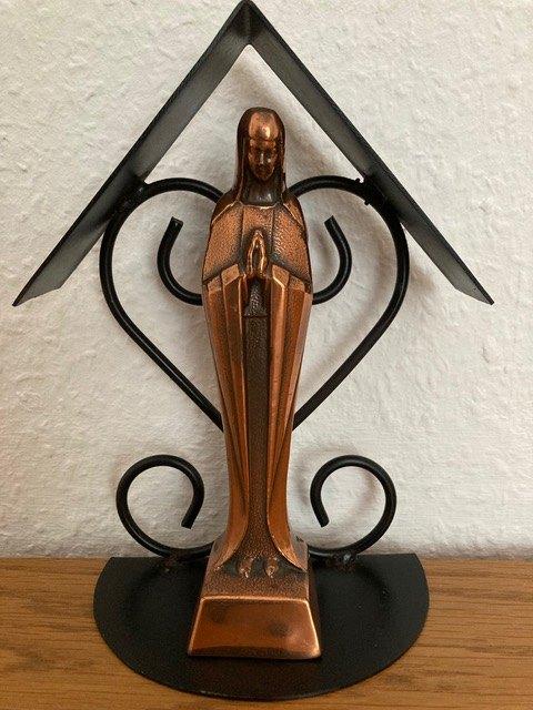 Statue art déco de Marie dans une chapelle, Antiquités & Art, Antiquités | Objets religieux, Enlèvement ou Envoi