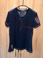 T-shirt chaud en jean, Enlèvement ou Envoi, Comme neuf, Taille 46 (S) ou plus petite, Bleu