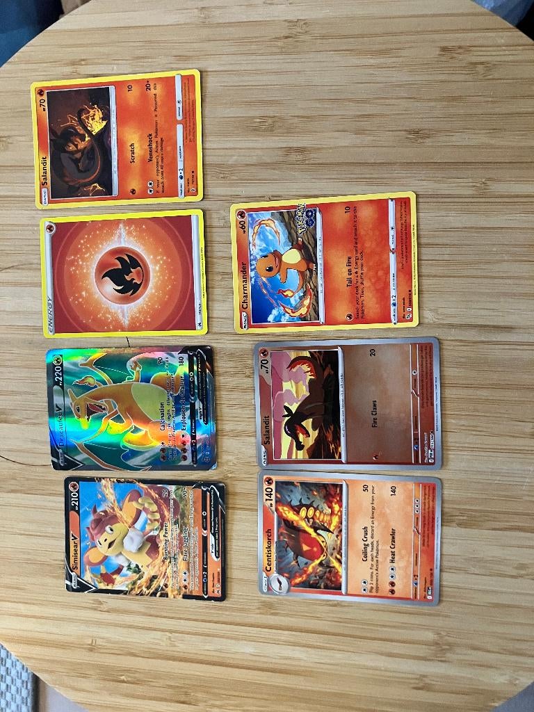 pokemon kaarten, Enlèvement, Comme neuf, Plusieurs cartes