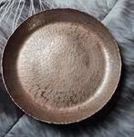 Vintage fruit- of decoratieschaal rasteli 35cm koper, Ophalen of Verzenden, Koper