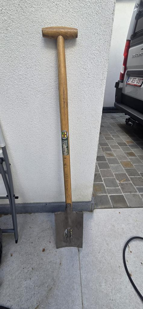 Stevige spade met T-handvat, Tuin en Terras, Ophalen, Gebruikt, Spade