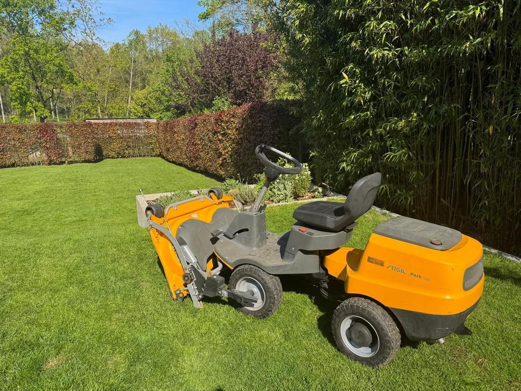 Zitmaaier mulching, Ophalen