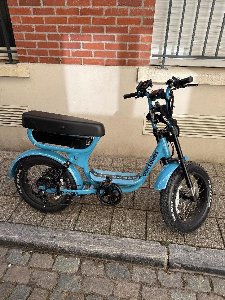 Fatbike Don Souris Capo Premium - Titan Blue, Fietsen en Brommers, Elektrische fietsen, Zo goed als nieuw, Ophalen