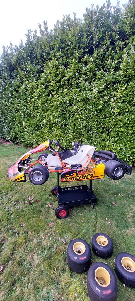 Intrepid Rotax max senior, Sport en Fitness, Karting, Gebruikt, Kart, Ophalen