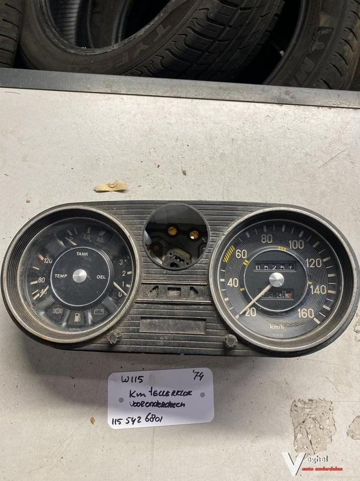 Mercedes W115  Km Tellerklok 115 542 6801, Auto-onderdelen, Dashboard en Schakelaars, Gebruikt, Ophalen of Verzenden