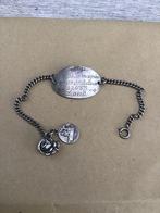 ABBL origineel zilveren naamplaatje Charles Demagnée WO1, Verzamelen, Ophalen of Verzenden