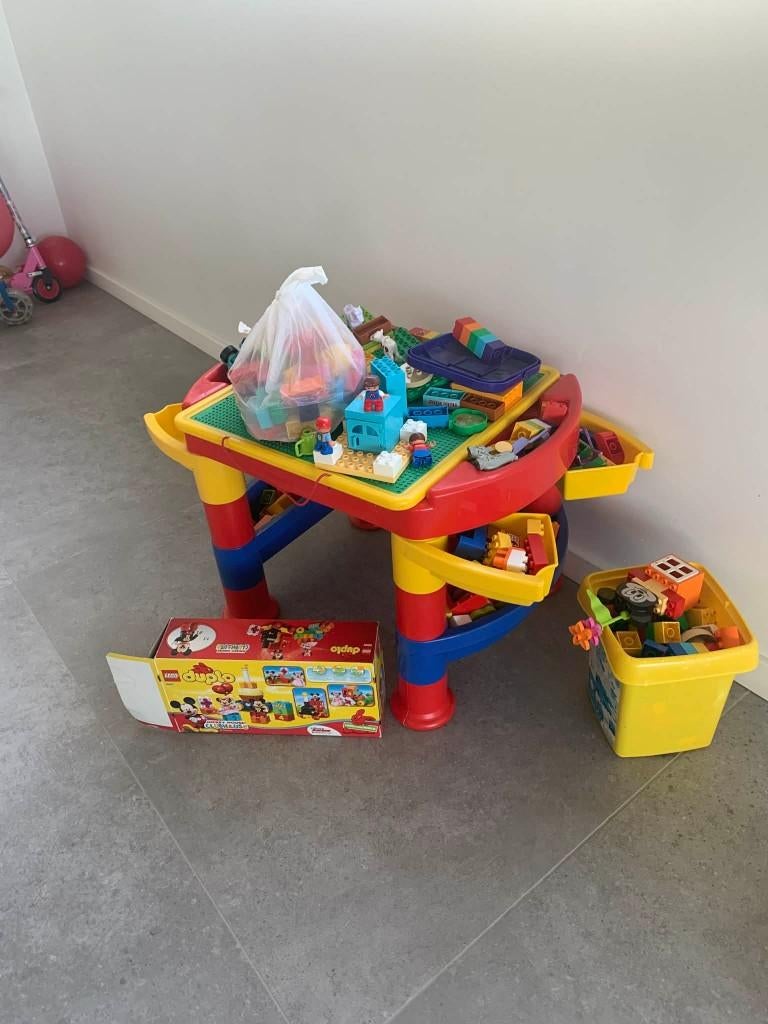 Lego Duplo/Speeltafel/Mickey Mouse Clubhouse/Blokken, Ophalen, Gebruikt, Complete set, Duplo