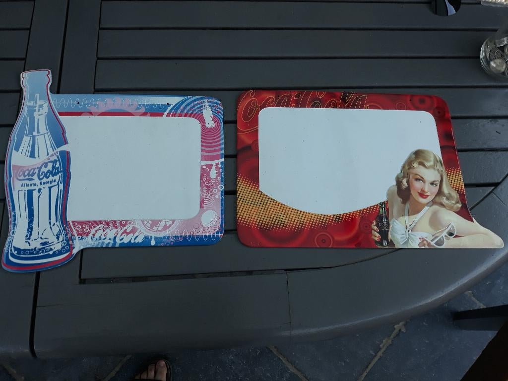 coca cola schrijfbord retro, Ophalen of Verzenden