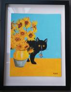 schilderij met poezen, Enlèvement, Peinture