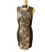 (44) -robe noire et grise femme t.40 - MNG -, Vêtements | Femmes, Taille 38/40 (M), Enlèvement ou Envoi, MNG, Comme neuf