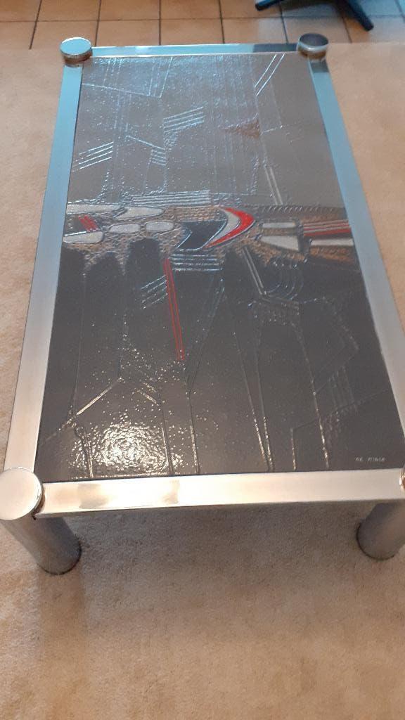 salontafel van de nisco, Huis en Inrichting, Ophalen, Overige materialen, Gebruikt, 100 tot 150 cm