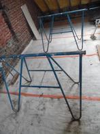 2 metalen schragen, Doe-het-zelf en Bouw, Ophalen, Gebruikt, Inklapbaar