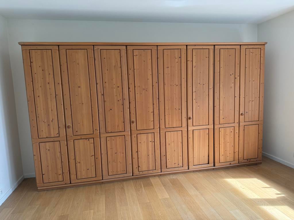 Armoire en bois massif, Maison & Meubles, Armoires | Penderies & Garde-robes, Utilisé, 200 cm ou plus, 200 cm ou plus, 50 à 75 cm