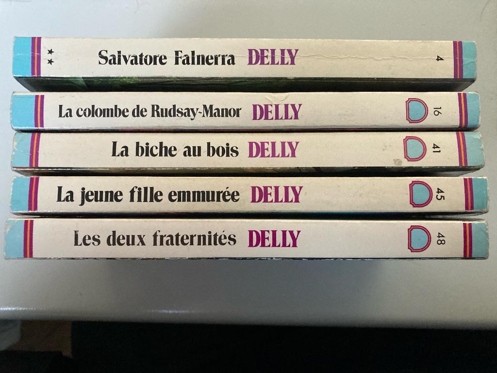COLLECTION Delly (5 livres) € 1,00 / piéce; le tout € 4,00, Boeken, Ophalen of Verzenden, Zo goed als nieuw