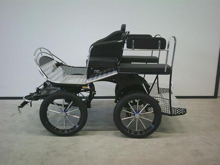 Pony marathonwagen. Ivan. 18 inch. Zeer compleet. DEMO, Dieren en Toebehoren, Rijtuigen en Koetsen, Zo goed als nieuw, Marathonwagen