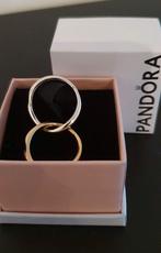 NEGEN! PANDORA Tweekleurige, met elkaar verweven ringring, Handtassen en Accessoires, Ringen, Ophalen, Overige materialen, Overige kleuren