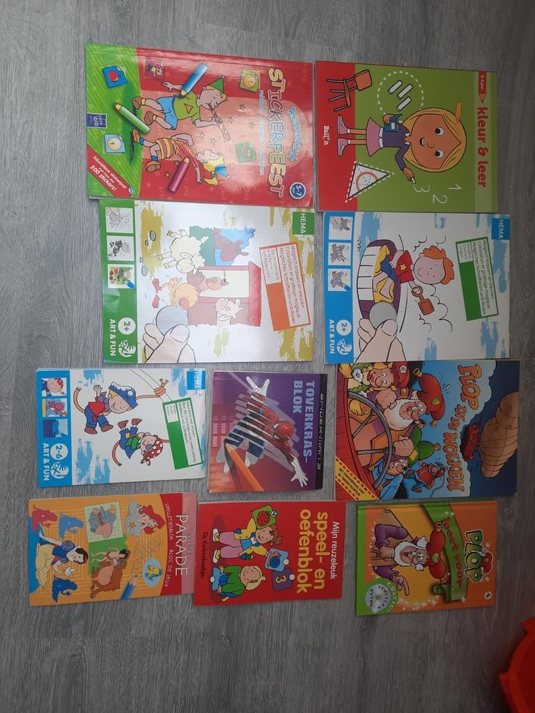 Kinderboekjes en knutselboekjes vanaf 2 jaar, Ophalen