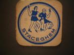 *Bierviltje Staceghem : 94 x 94 mm, Verzamelen, Ophalen of Verzenden, Gebruikt, Viltje(s)