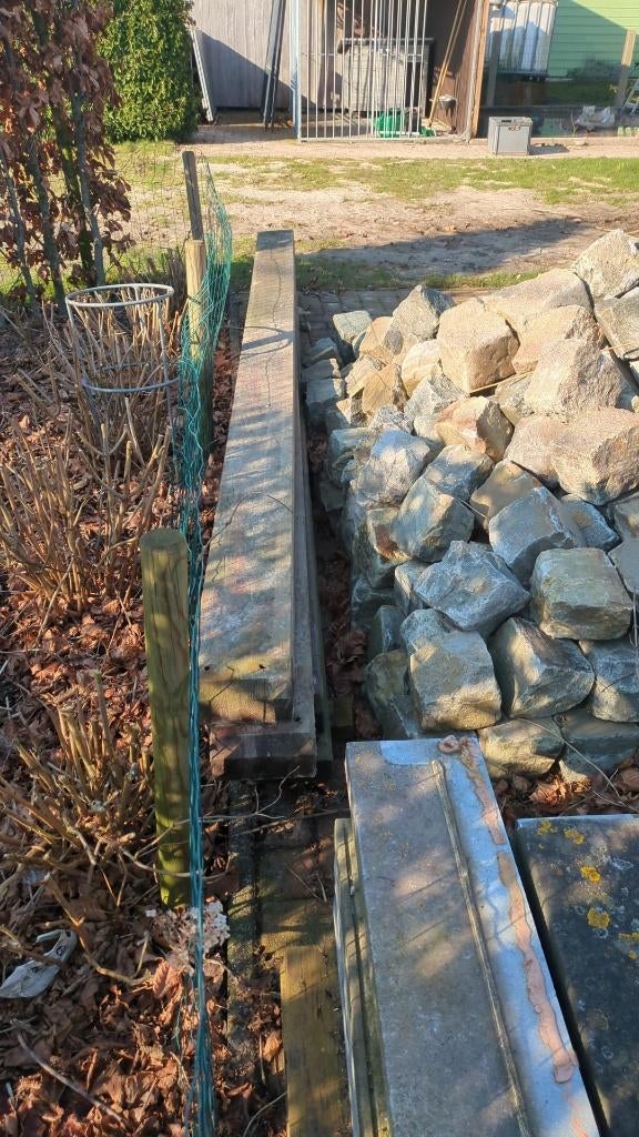 Houten balken, Doe-het-zelf en Bouw, Ophalen, Gebruikt, Balk, Vuren