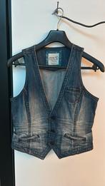Mouwloos jeansvestje, Kleding | Dames, Bodywarmers, Ophalen, Zo goed als nieuw, Maat 42/44 (L)