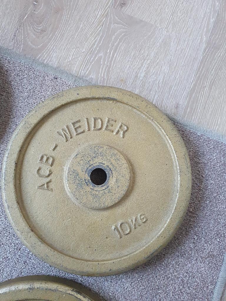 fitnessgewichten, Sports & Fitness, Équipement de fitness, Enlèvement, Utilisé, Plaques d'haltères