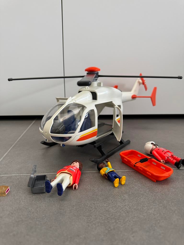 Playmobil helikopter, Ophalen, Zo goed als nieuw