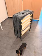 Opvouwbaar (logeer) bed, Huis en Inrichting, Slaapkamer | Bedden, Ophalen, Gebruikt, Eenpersoons, Zwart