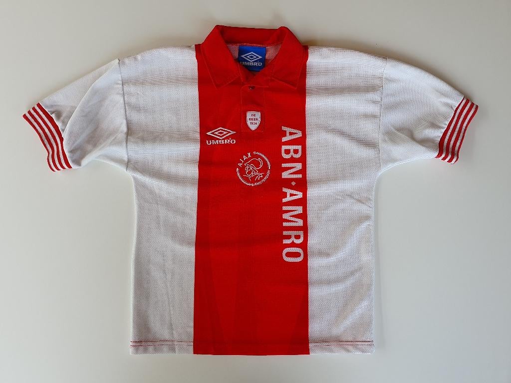 Voetbalshirt Ajax 'De Meer' 1995-1996 (Umbro, maat 152), Ophalen of Verzenden, Gebruikt, Shirt