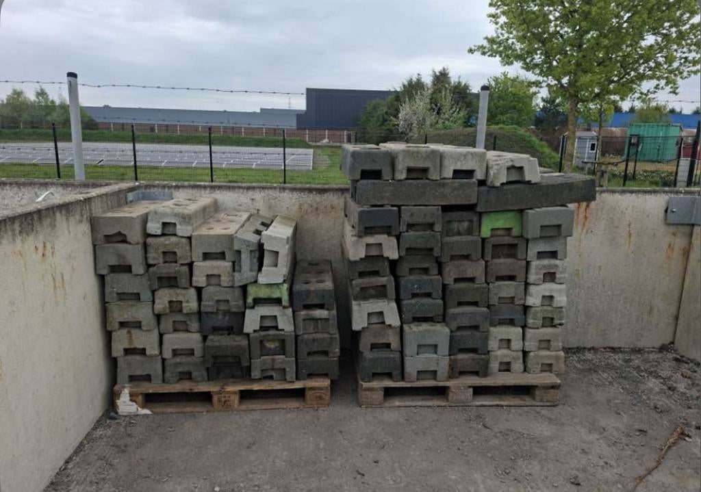 Heras blokken, Ophalen, Gebruikt