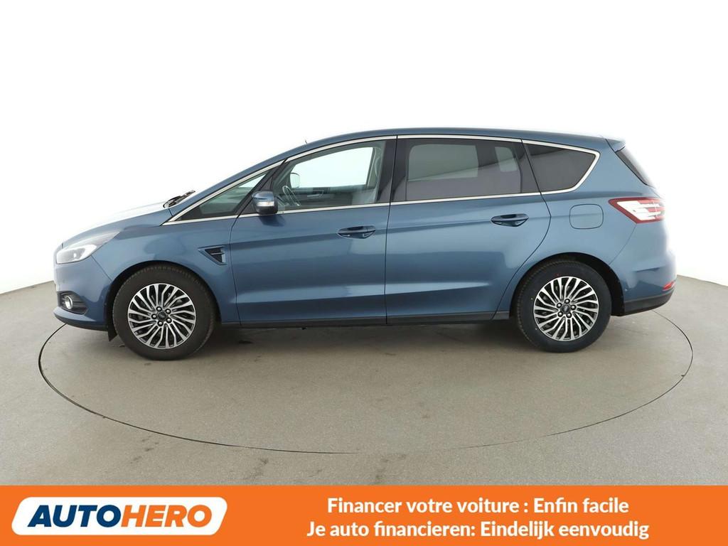 Ford S-Max 2.0 TDCi EcoBlue Titanium (automatique), Autos, Cuir, Achat, 174 g/km, 7 places