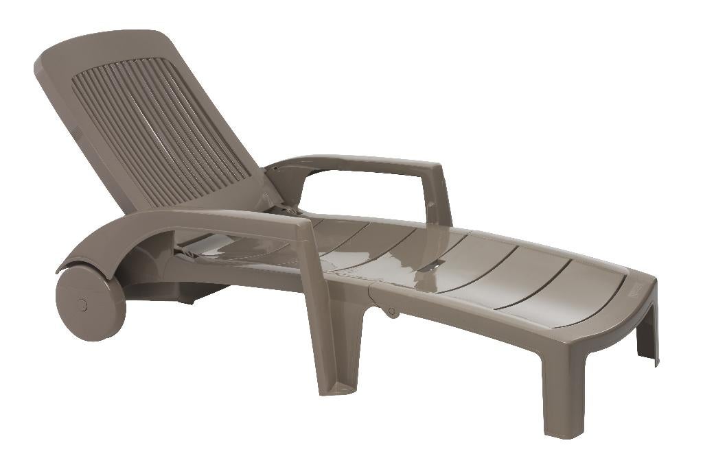 DE LAATSTE 3 GROSFILLEX LIGBEDDEN NU €70,- PER STUK., Jardin & Terrasse, Chaises longues, Enlèvement, Neuf, Synthétique, Mobile