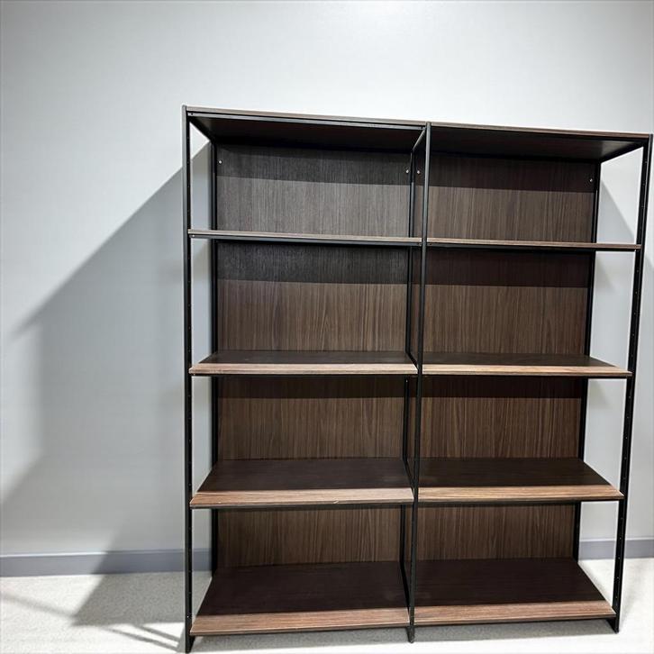 Vintage open staande rek / etagere / bookcase  MEUROP, Huis en Inrichting, Kasten | Stellingkasten, Gebruikt, Ophalen of Verzenden