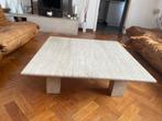 Table salon Travertin, Comme neuf, 100 à 150 cm, 100 à 150 cm, Autres matériaux