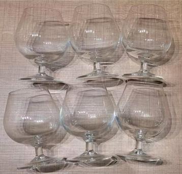 6 Cognac glazen  beschikbaar voor biedingen
