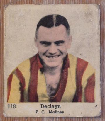 1930s (pre panini) 118. Albert De Cleyn F.C. Malinois (KVM)! beschikbaar voor biedingen