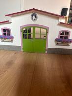 Schleich stal + extra spullen, Ophalen of Verzenden, Gebruikt