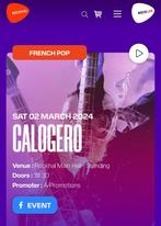 Places Calogero Rockhal 02/03, Tickets en Kaartjes, Concerten | Nederlandstalig, Maart, Twee personen