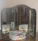 Miroir tryptique à poser, Antiquités & Art, 50 à 100 cm, Enlèvement, Moins de 100 cm, Autres formes