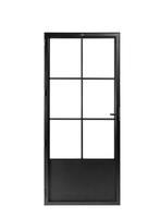 Staaldeur met glas Hoge kwaliteit, Ophalen, 80 tot 100 cm, 215 cm of meer, Binnendeur