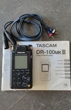 Tascam DR100 Mk3 - Micro Enregistrer Professionnel, Musique & Instruments, Sans fil, Comme neuf, Enlèvement