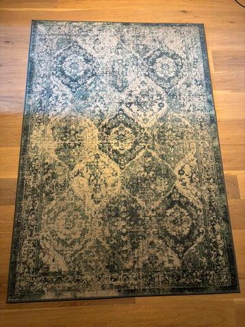 Vonsbäk vloerkleed turquoise, Huis en Inrichting, Ophalen, Gebruikt, 100 tot 150 cm, 150 tot 200 cm
