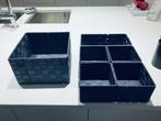 LOT VAN 6 OPBERG MANDJES - NIEUW, Huis en Inrichting, Overige materialen, Mand, Vierkant, Nieuw